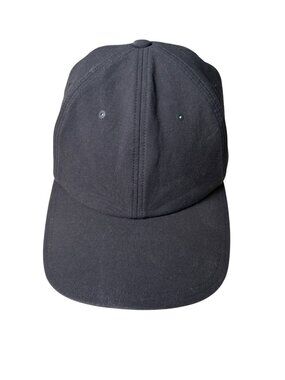 Lululemon Black Adjustable Baseball Hat Breathable Mesh Interior Minimalist O/S